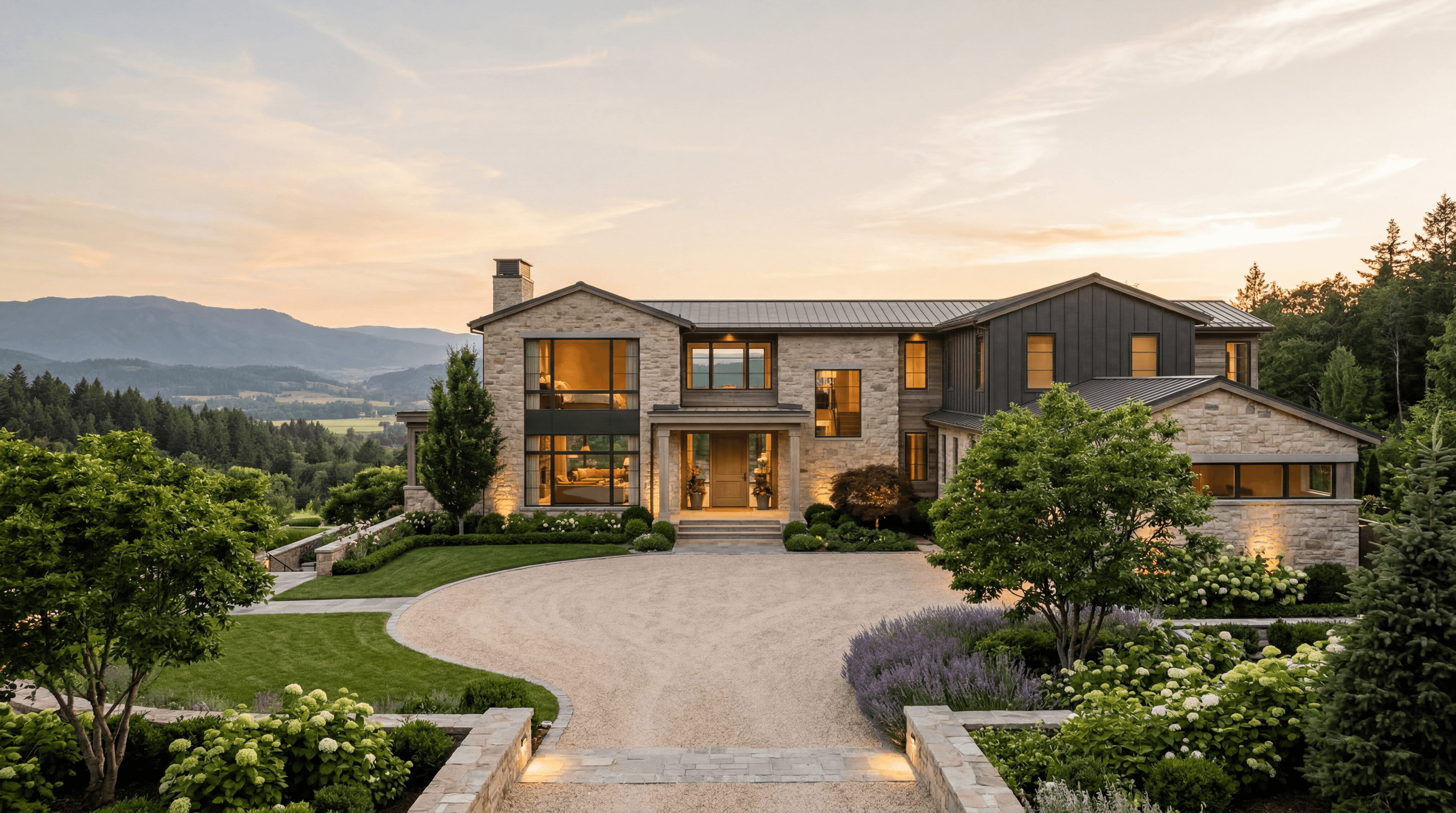 Luxury Real Estate Front Elevation